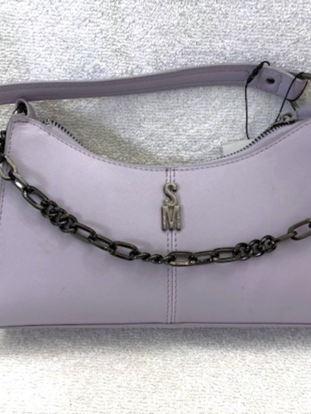 Steve Madden BMika-C Light Orchid shoulder bag with bag charms NWT